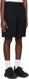 Juun.J Black Utility Pocket Shorts