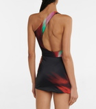 Louisa Ballou - Double Ring printed miniskirt