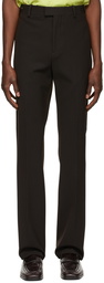 Bottega Veneta Brown Tech Wool Trousers