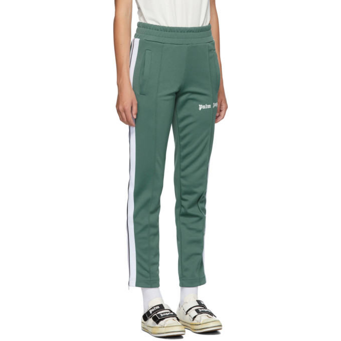 Palm authentic angels pine green velvet track pants