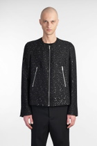 Sapio N 36 Casual Jacket In Black Cotton