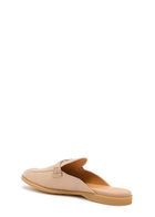 Tods Gom.leg Nubuck Sliders Camel