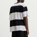 YMC Men's Triple T Shirt in Black/Light Grey