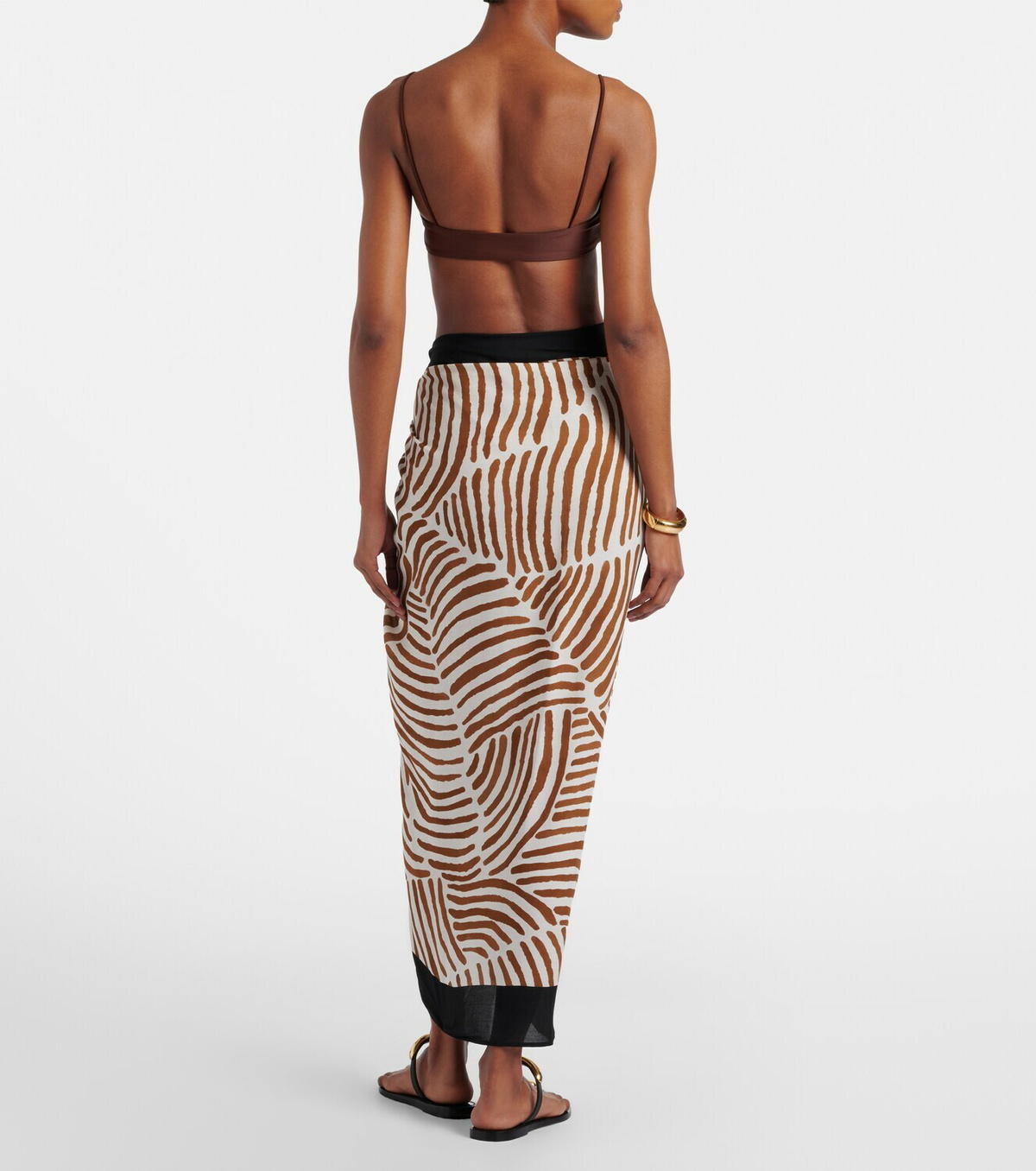 ViX Paula Hermanny Printed beach cover-up