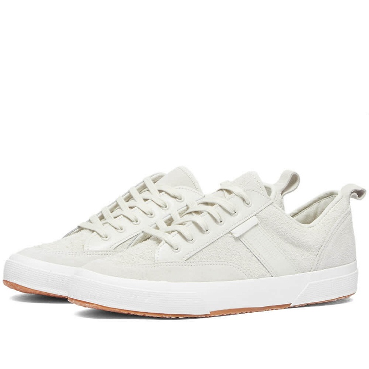 Photo: Superga x Engineered Garments 3420 Military Low Sneakers in White