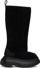 R13 Black Tall Chunky Shearling Boots