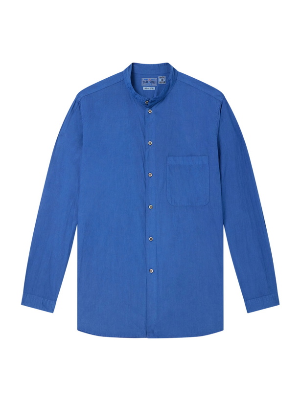 Photo: Blue Blue Japan - Cotton Broadcloth Shirt - Blue