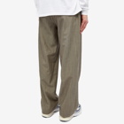 mfpen Men's Service Trousers in Taupe Grey Stripe