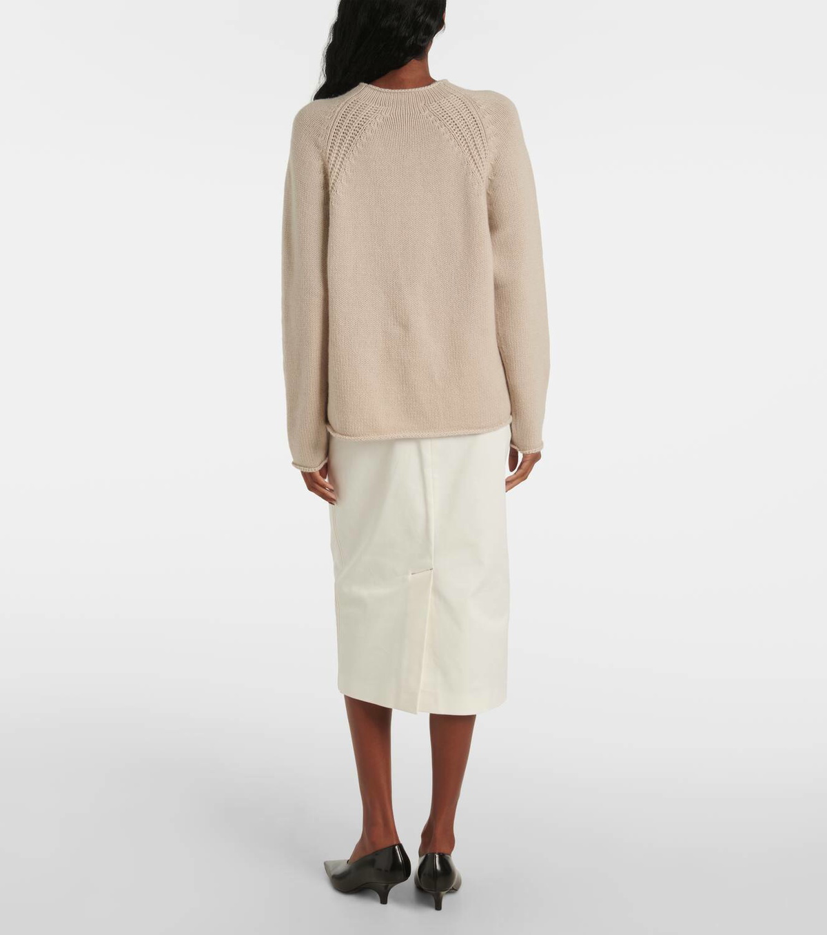 Max Mara Pico cable-knit cashmere sweater