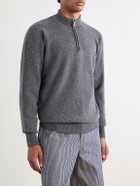William Lockie - Wool Half-Zip Sweater - Gray