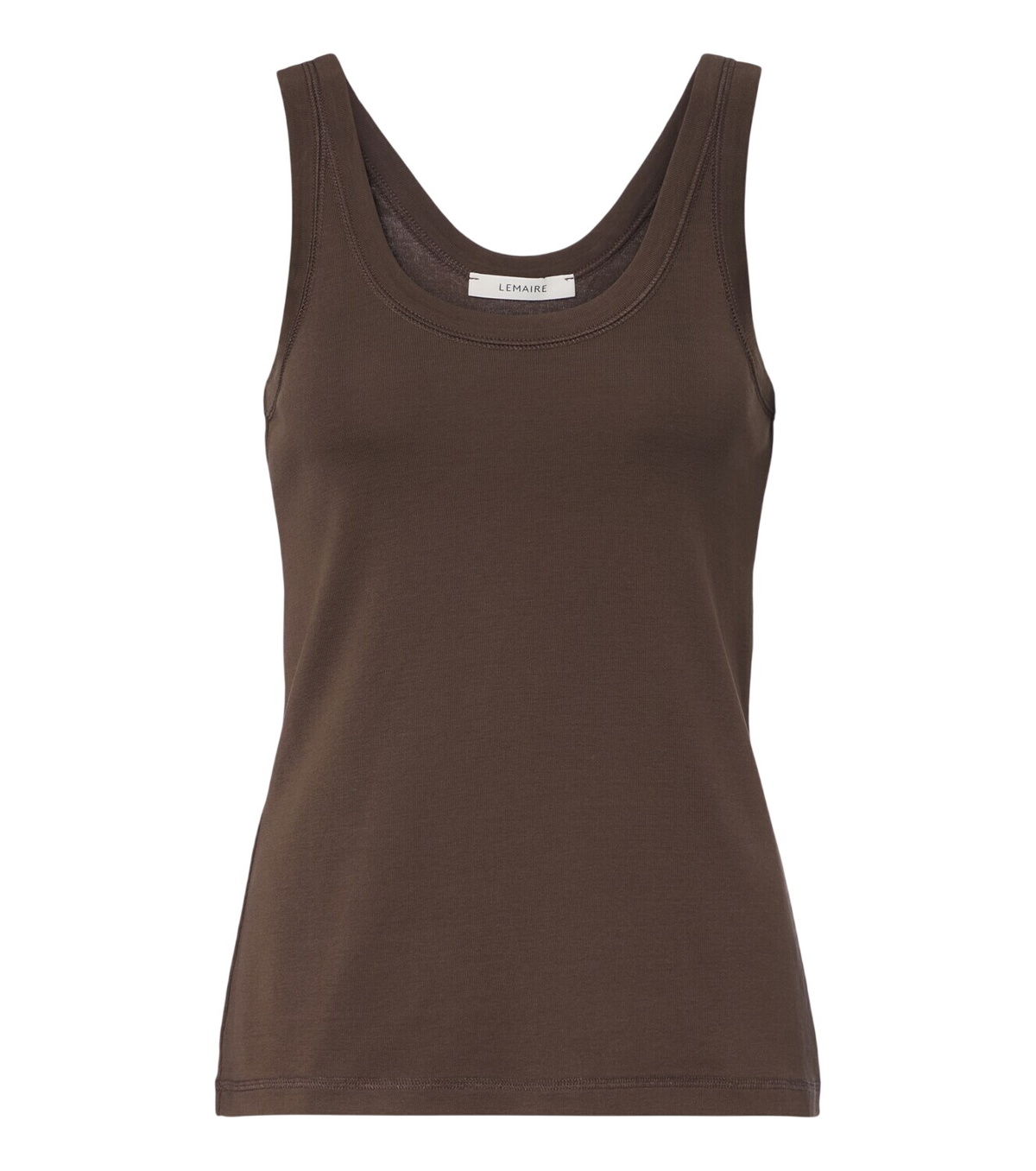 LEMAIRE Red Twisted Second Skin Tank Top Lemaire