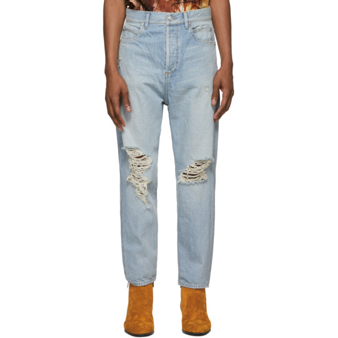 Photo: Balmain Blue Straight Fit Jeans