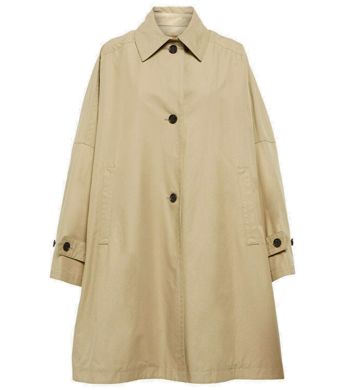 Toteme - Oversized gabardine car coat Toteme