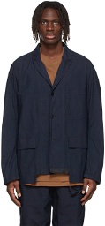 The Viridi-anne Indigo Cotton Jacket