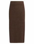 Peserico Womens Midi skirt in Brown