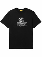 DIME - Mimic Logo-Print Cotton-Jersey T-Shirt - Black