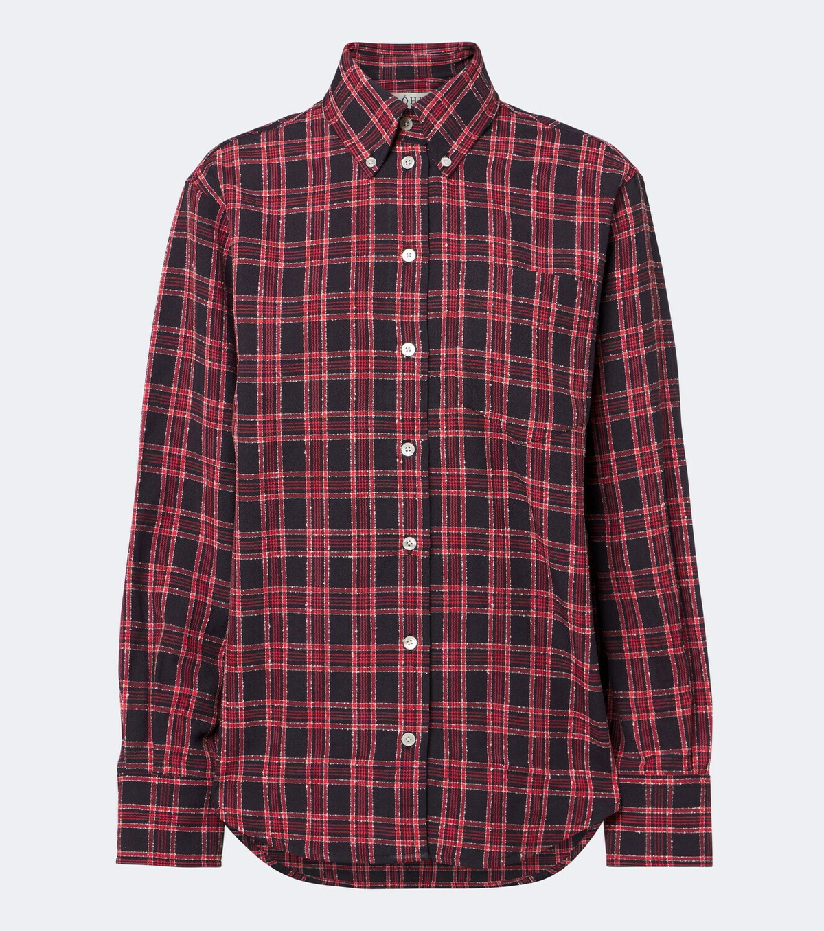 Róhe Checked shirt