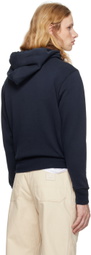 RRL Navy 'RRL' Ranch Logo Hoodie