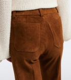 Stouls Lizzy suede bootcut pants