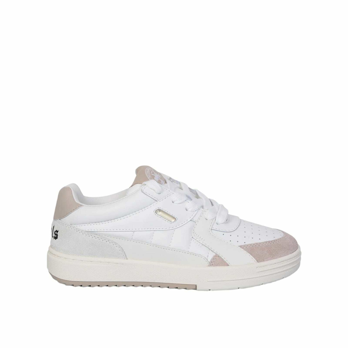 Palm Angels Silver PA 4 Leather Sneakers Palm Angels