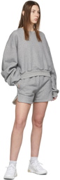 HALFBOY Grey Sweat Shorts