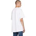 Balenciaga White Small Logo T-Shirt