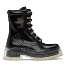 Marc Jacobs Black The Lace Up Boots