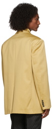 Dries Van Noten Beige Sateen Blazer