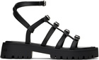 Marc Jacobs Black 'The Kiki Gladiator' Sandals