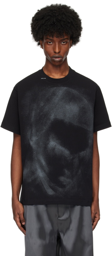 HELIOT EMIL Black Incandescence T-Shirt Heliot Emil