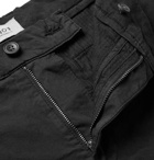 NN07 - Crown Garment-Dyed Stretch-Cotton Twill Shorts - Men - Black