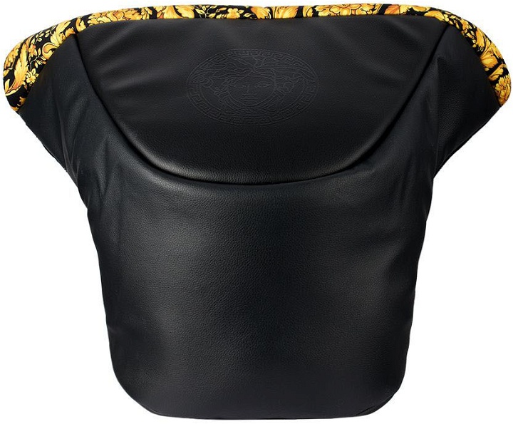Photo: Versace Black & Gold Baby Stroller Foot Cover