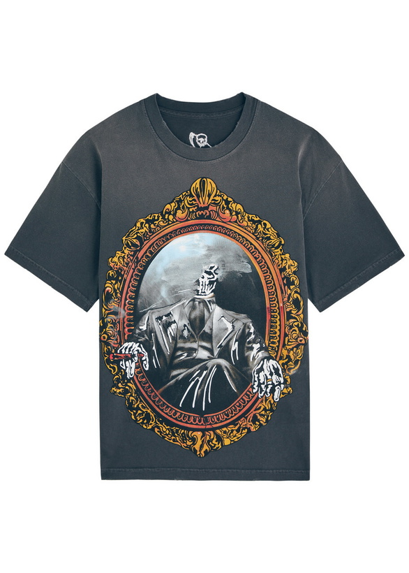Photo: Warren Lotas Mirror Printed Cotton T-shirt Black