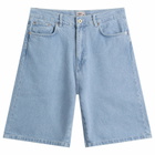 Stan Ray Men's Wide 5 Denim Shorts in Ice Stone Denim