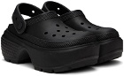 Crocs Black Stomp Clogs