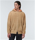 NotSoNormal - Reversed cotton jersey hoodie