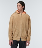 NotSoNormal - Reversed cotton jersey hoodie