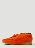 x Clarks Originals Wallabee Boots in Orange