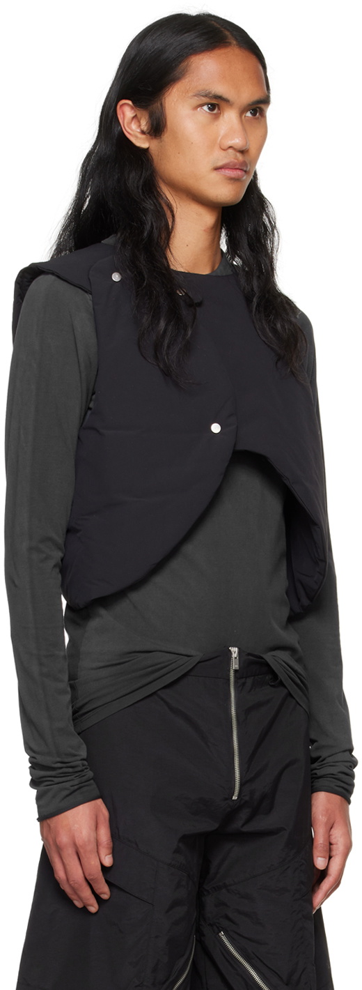 HELIOT EMIL Black Defensio Tailored Vest