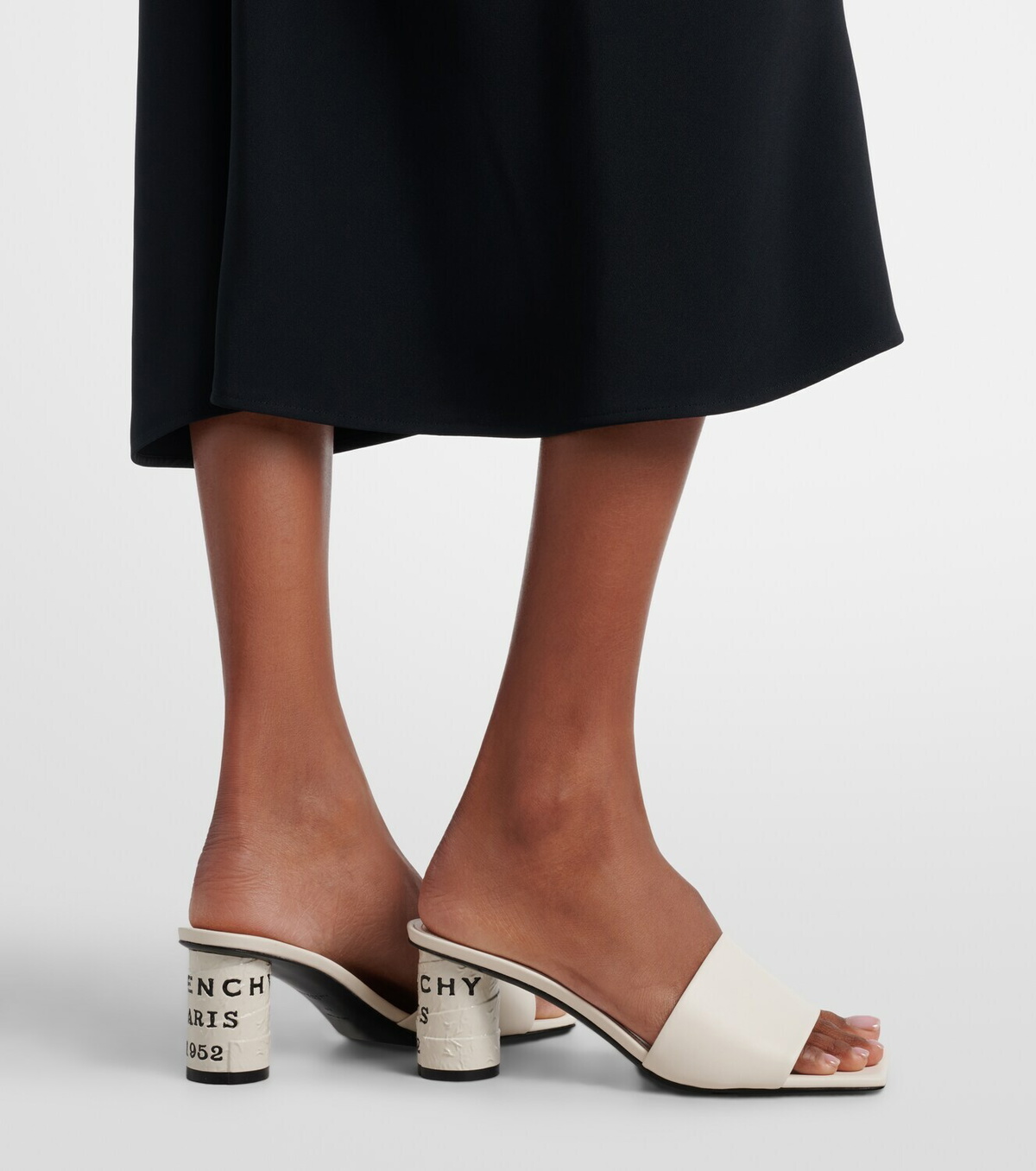 Givenchy Tape leather mules