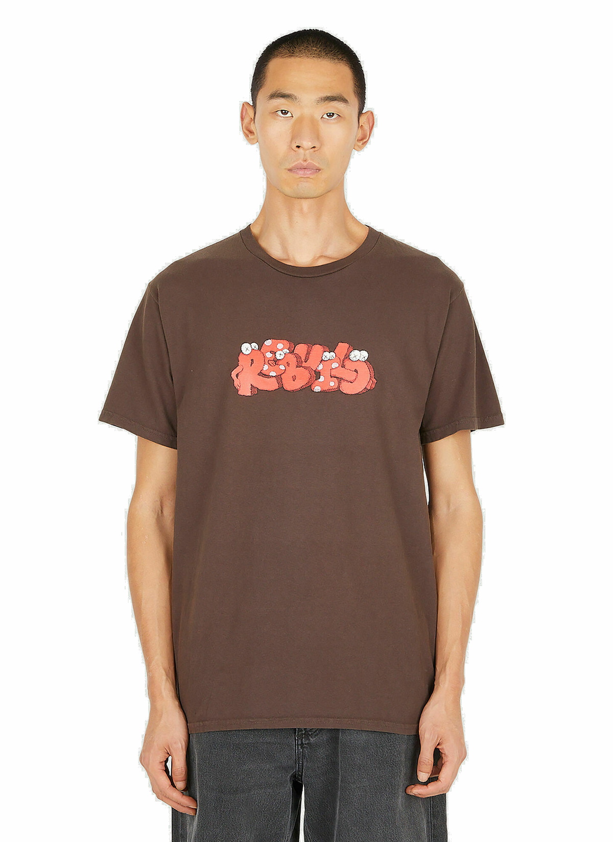 Infinite Archives x KAWS Rebuild - Rebuild T-Shirt in Brown