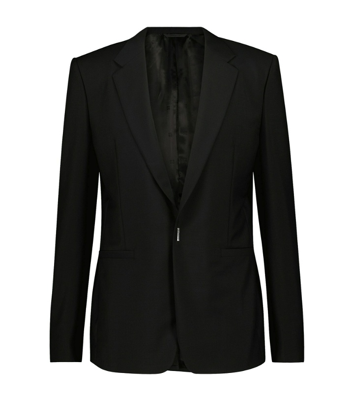 Photo: Givenchy - Slim-fit wool and mohair blazer