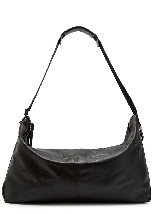 Photo: Lemaire Berlingot 72HR Leather Weekend bag - Brown - One Size