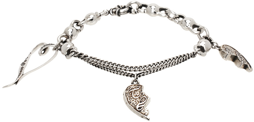 Acne Studios - Silver-Tone Crystal Bracelet - Silver Acne Studios