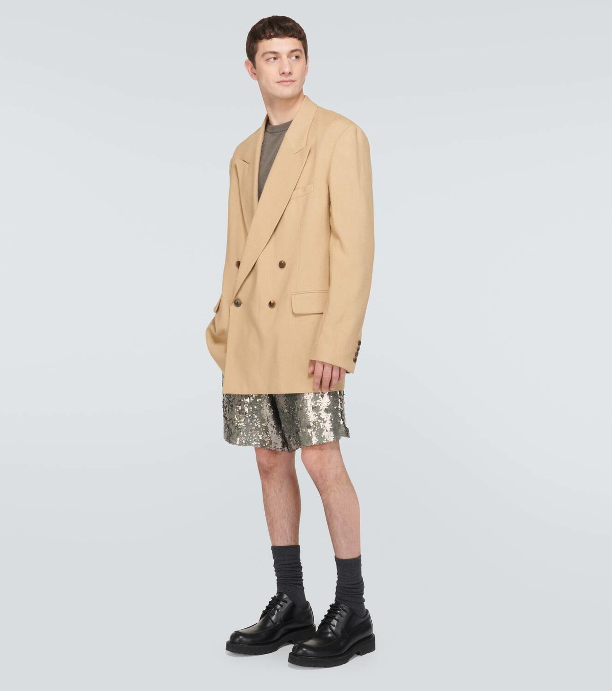 Dries Van Noten Sequined shorts