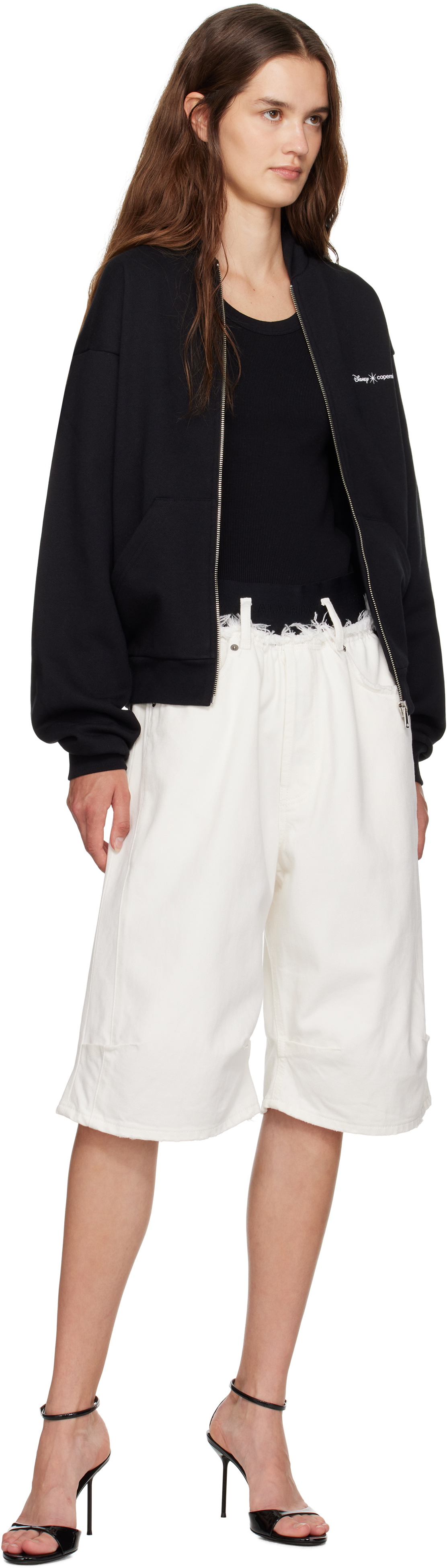 Coperni Black Disney Maleficent Zip Up Hoodie