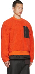AMBUSH Orange Wool Fleece Sweatshirt