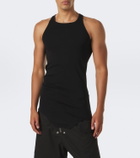 Rick Owens Basic ribbed-knit cotton jersey tank top
