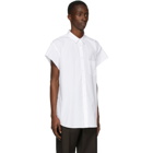Maison Margiela White Cap Sleeve Shirt
