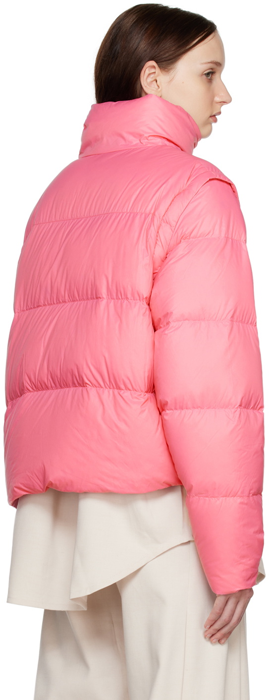 Holzweiler Pink Mads Short Down Jacket Holzweiler